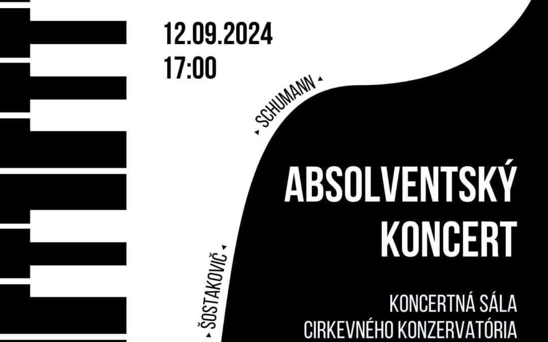 Absolventský koncert – Marek Lukáč